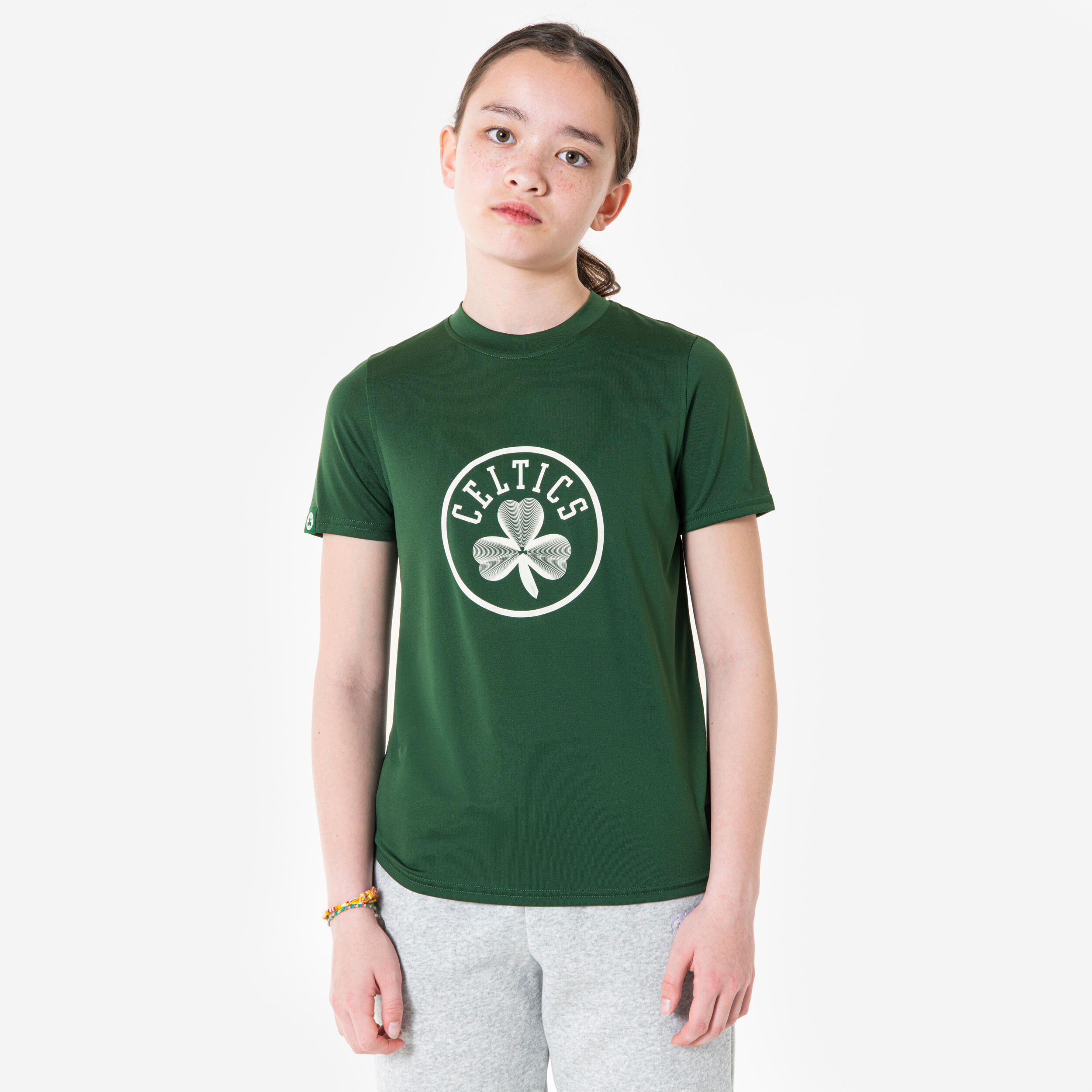 TARMAK Kinder Basketball T-Shirt NBA Celtics – TS900 grün | 03608392071836 TARMAK Kinder Basketball T-Shirt NBA Celtics – TS900 grün | 03608392071836