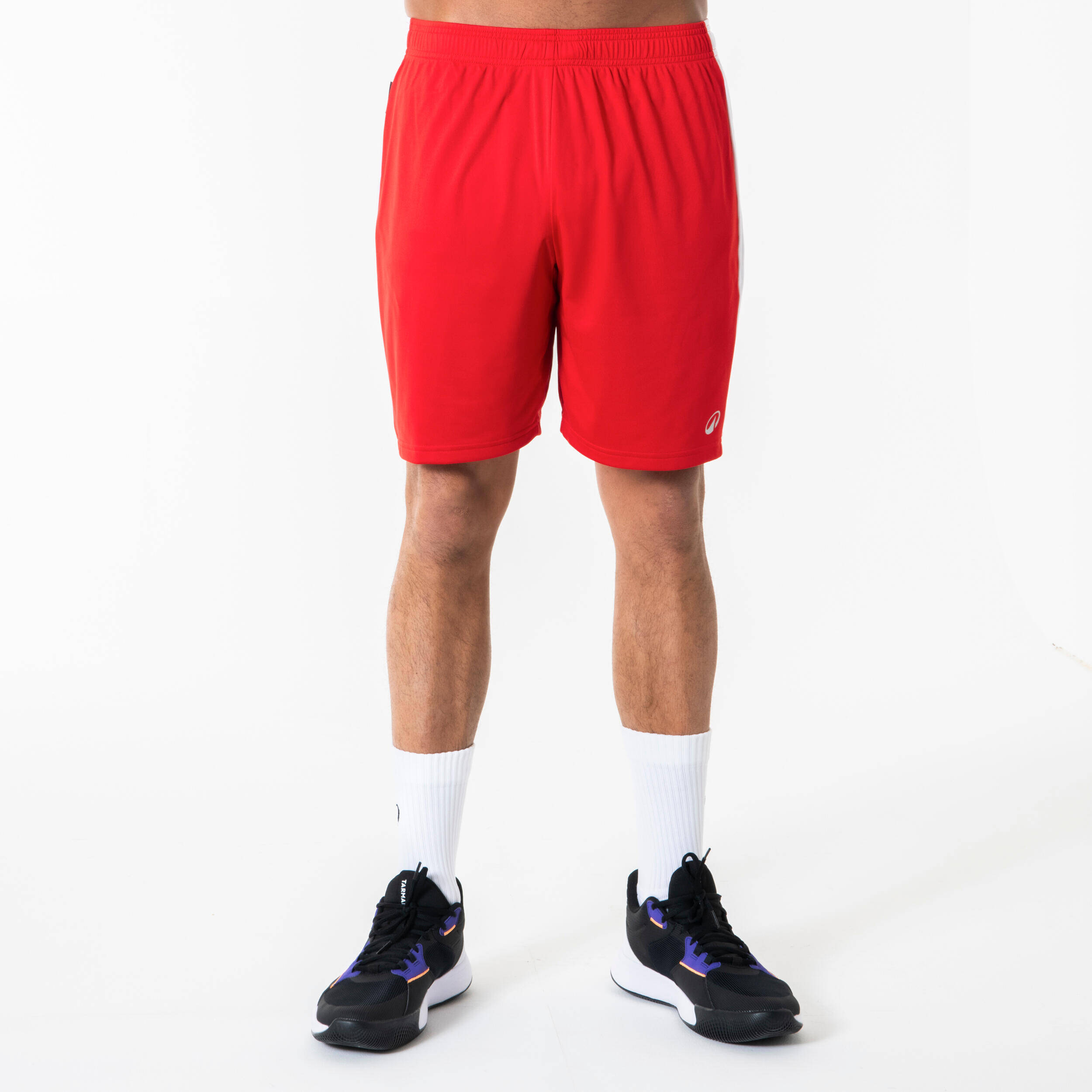 Men's/Women's Basketball Shorts 100 - Red -  1