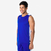 Maillot de basketball sans manche homme/femme - TANK 100 bleu