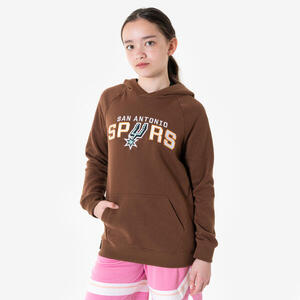 Sudadera con capucha San Antonio Spurs niño, Hoodie 900 NBA JR Marrón
