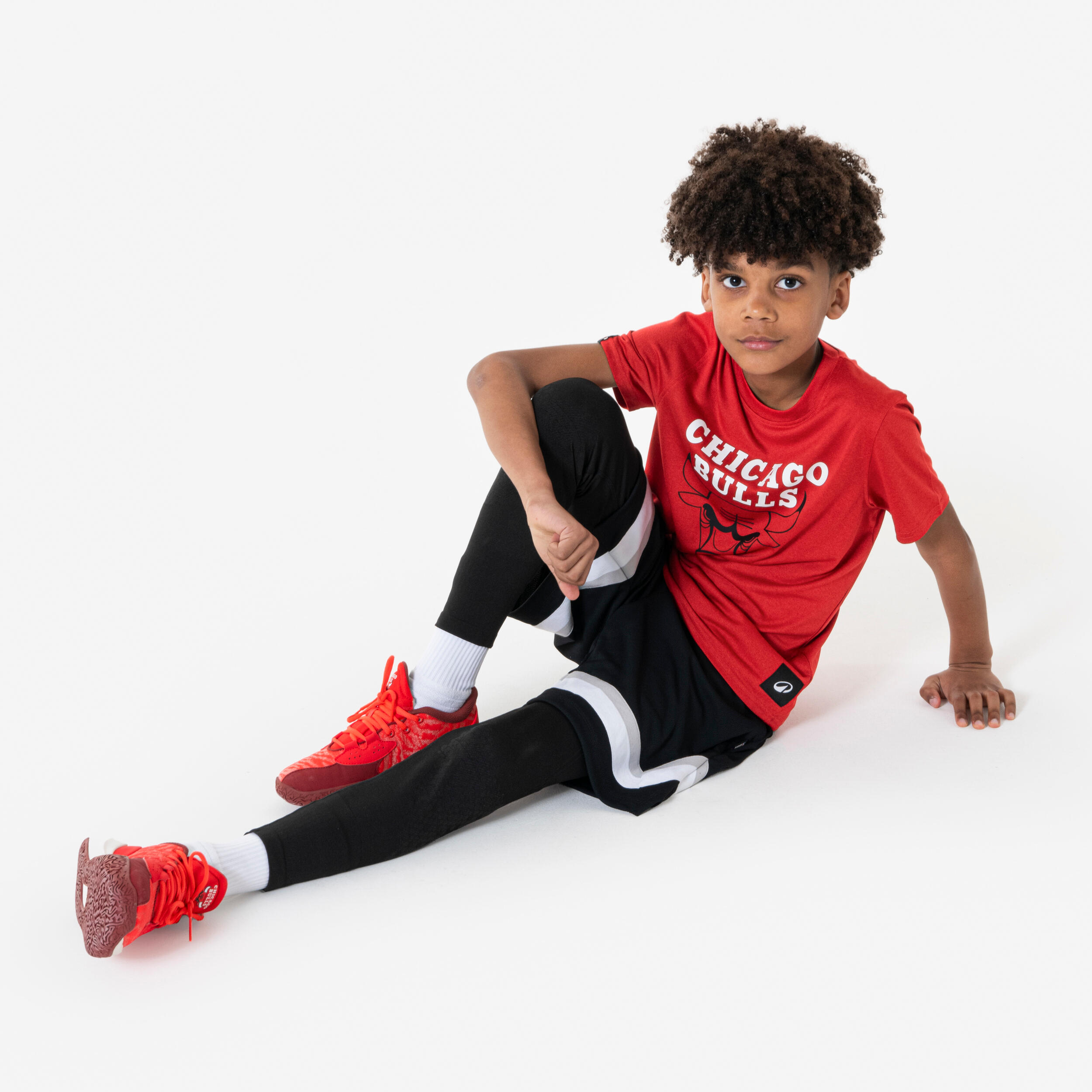 Unterwäsche / 3/4-Tights für NBA-Basketball für Kinder (Schwarz) 5/9