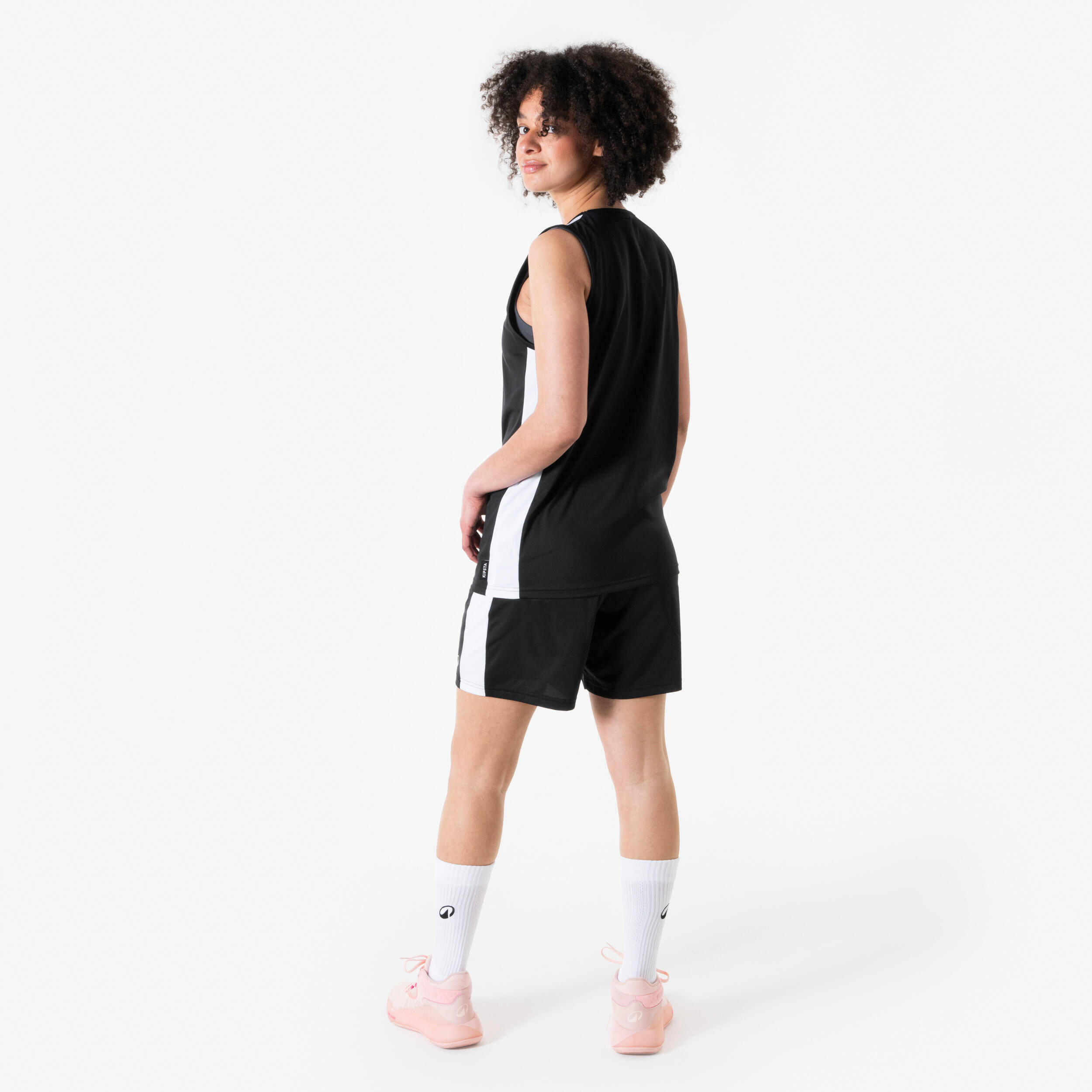 Men's/Women's Basketball Shorts 100 - Black -  4