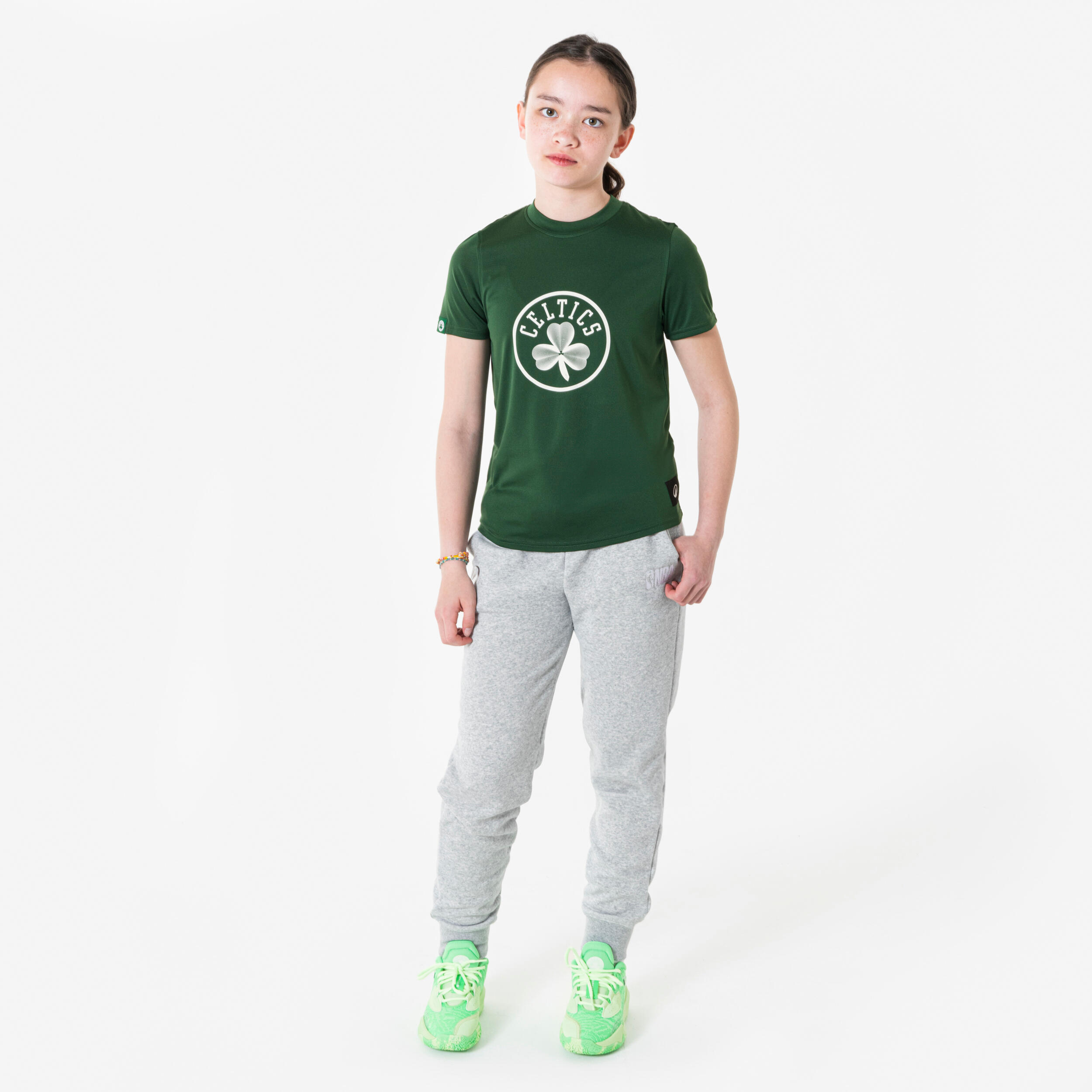Kids' Basketball T-Shirt TS 900 NBA Celtics - Green 5/6