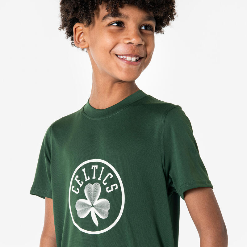 T-shirt de basketball nba celtics enfant -  ts 900 jr vert