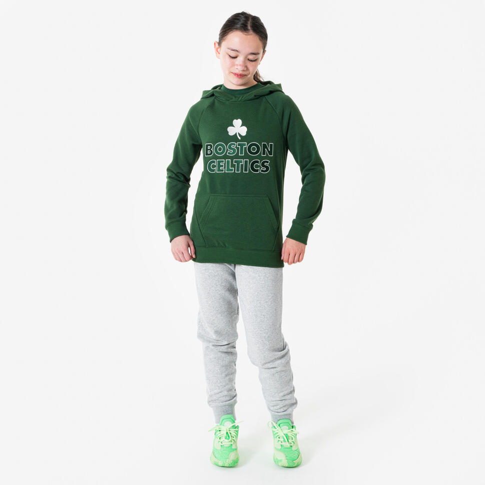Bluza z kapturem do koszykówki dla dzieci Tarmak NBA900 Boston Celtics