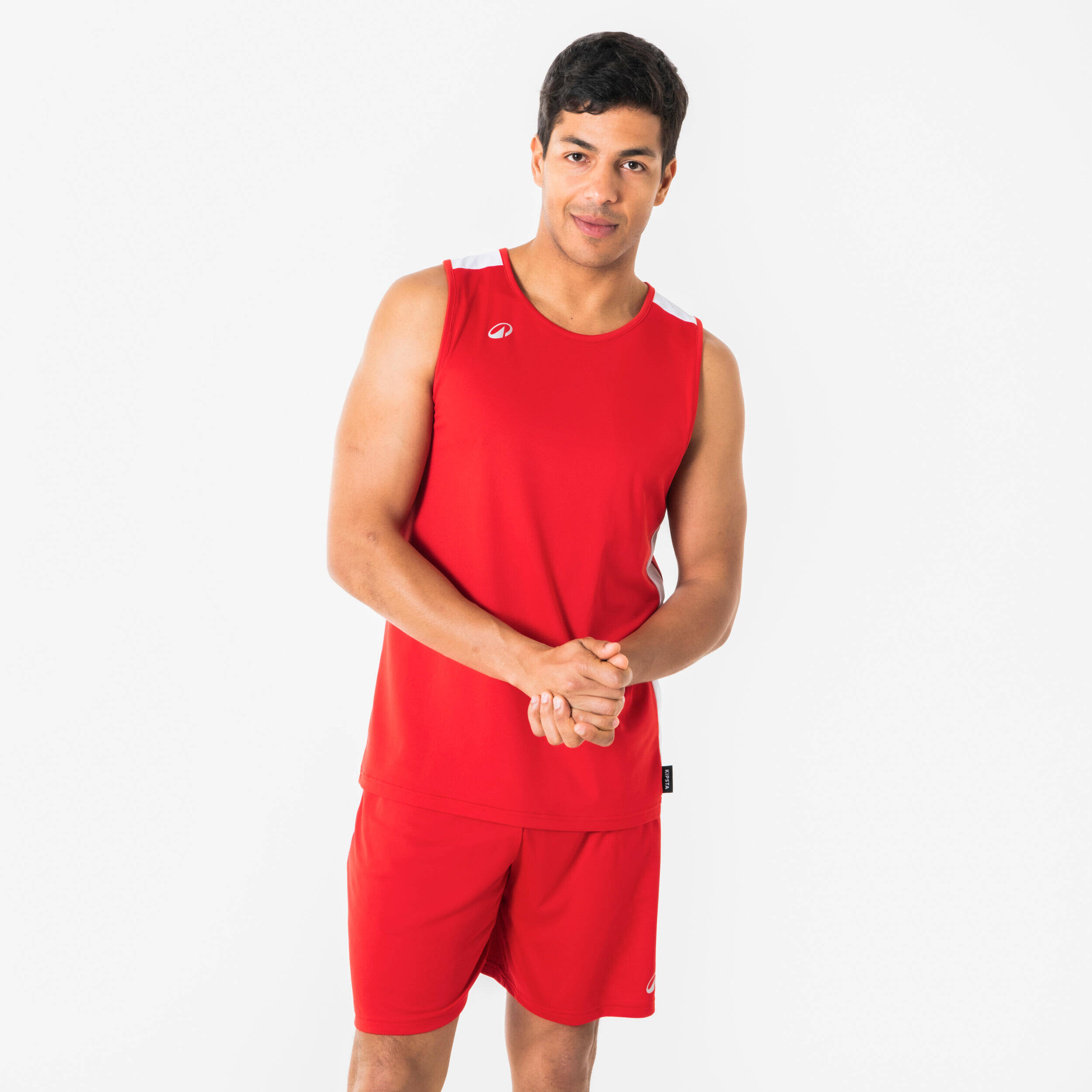 Men's/Women's Basketball Shorts 100 - Red -  2