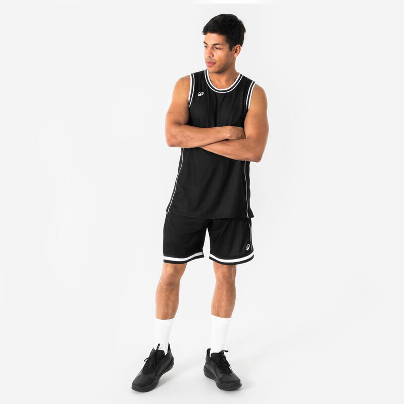 Maiou reversibil Baschet TKR-500 Negru-Alb Adulți