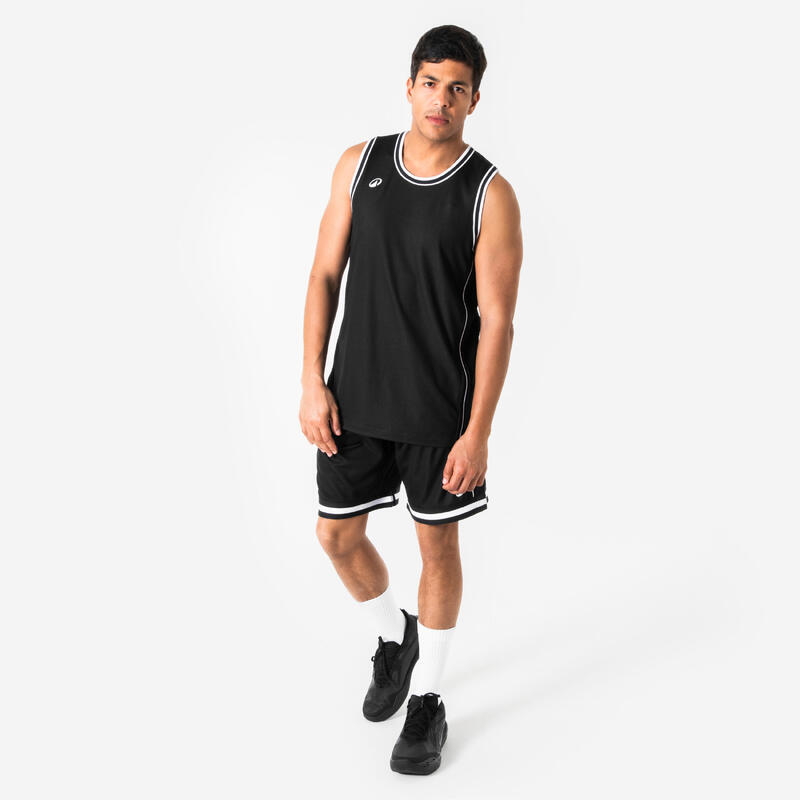 Maiou reversibil Baschet TKR-500 Negru-Alb Adulți