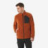 Men’s mountain hiking fleece jacket, MH500 Full Zip Pocket - Red