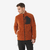 Polaire de randonnée montagne homme, MH500 full zip pocket rouge