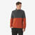 Polaire de randonnée montagne homme, MH500 demi zip marron