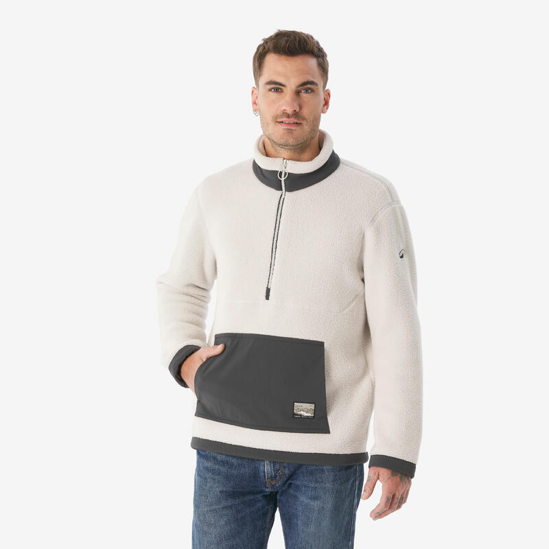 Erkek Outdoor Polar Mont - Bej - MH100