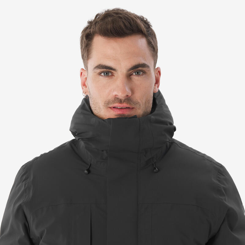 Parka de drumeție -20°C impermeabilă, NH900 Plume negru Bărbați