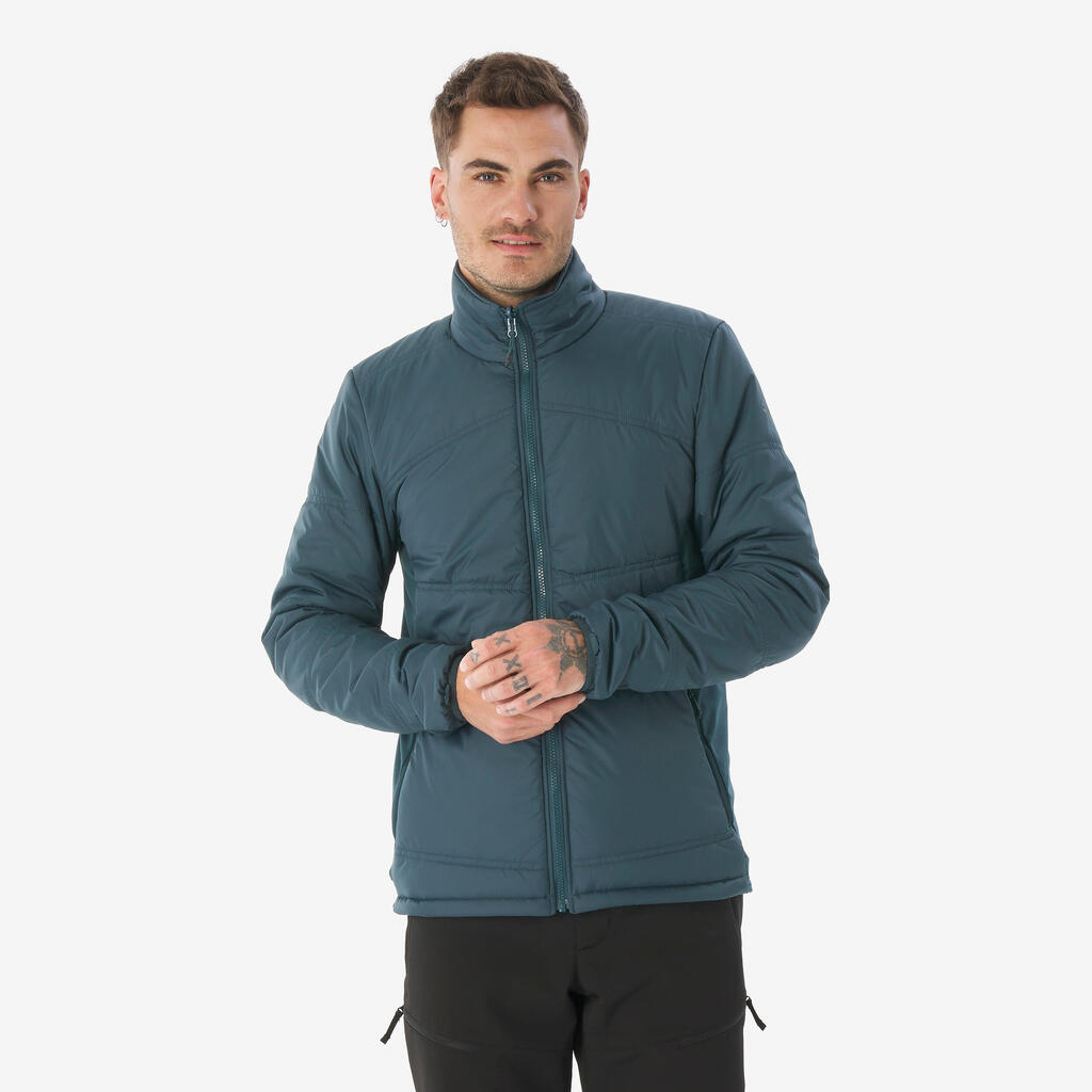 3-in-1-Jacke Herren Mountain bis -10 °C wasserdicht - MH500 grün
