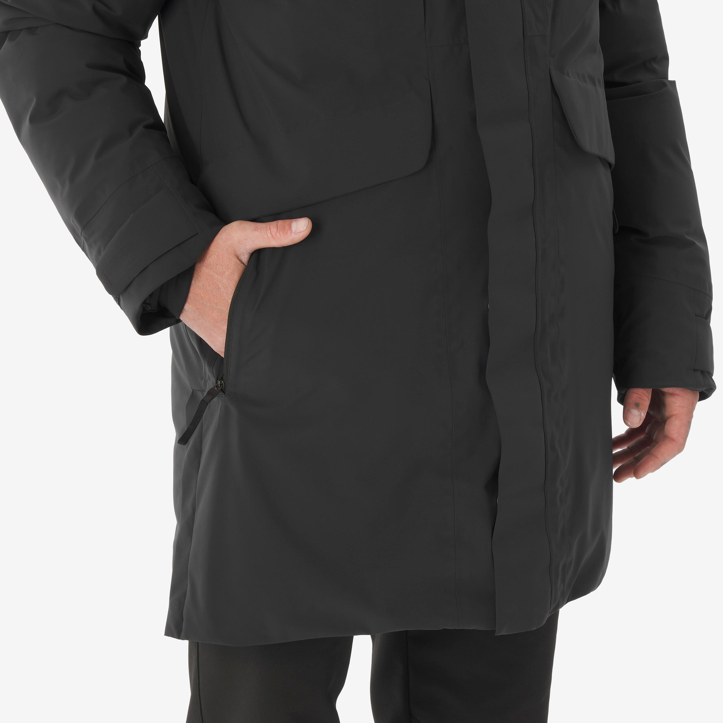 Daunenwanderparka -20 °C Herren, wasserdicht, NH900 blau 8/23