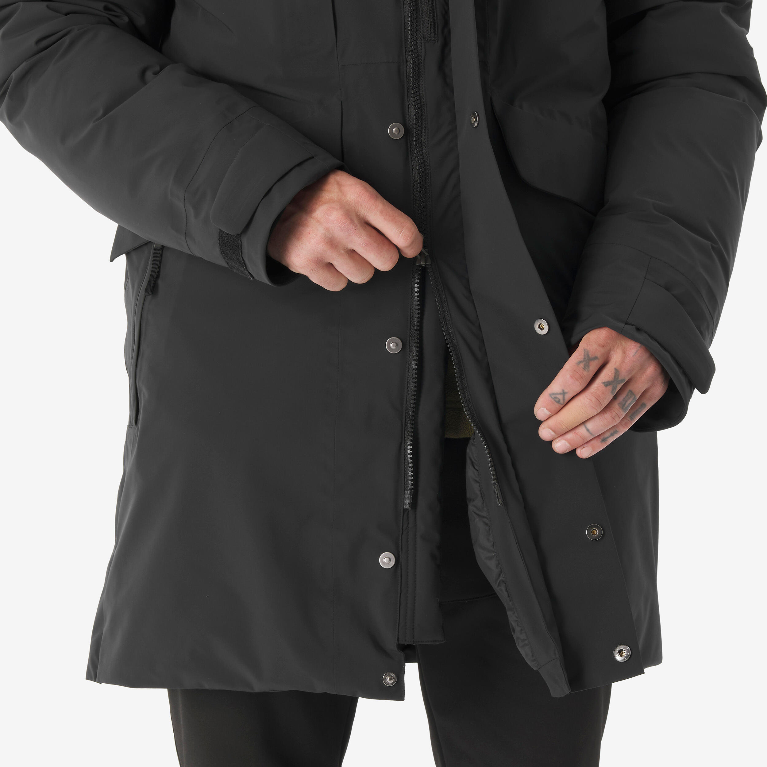 Daunenwanderparka -20 °C Herren, wasserdicht, NH900 blau 13/23