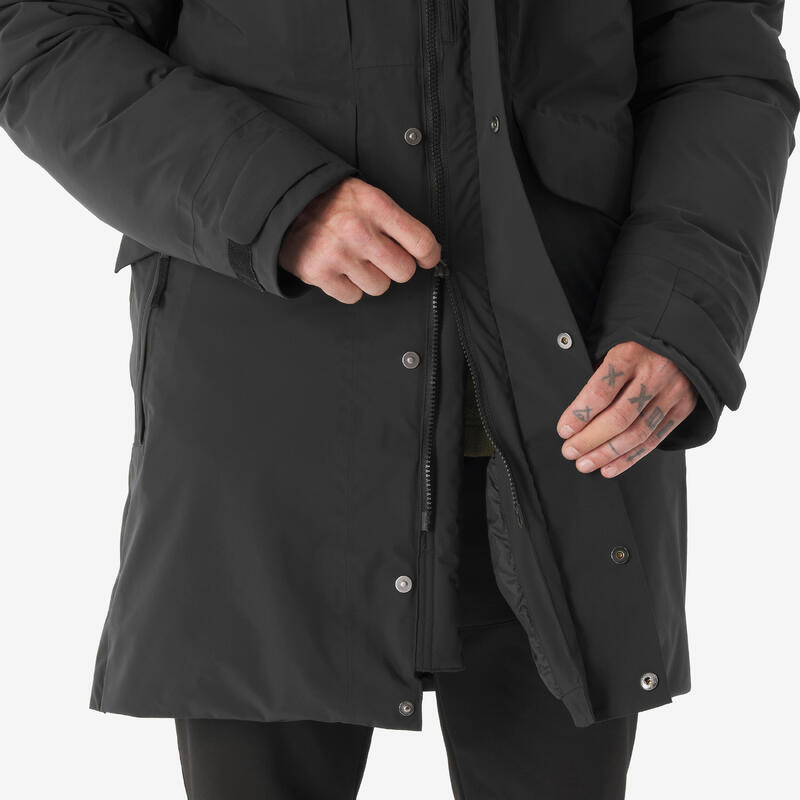 Parka de drumeție -20°C impermeabilă, NH900 Plume negru Bărbați