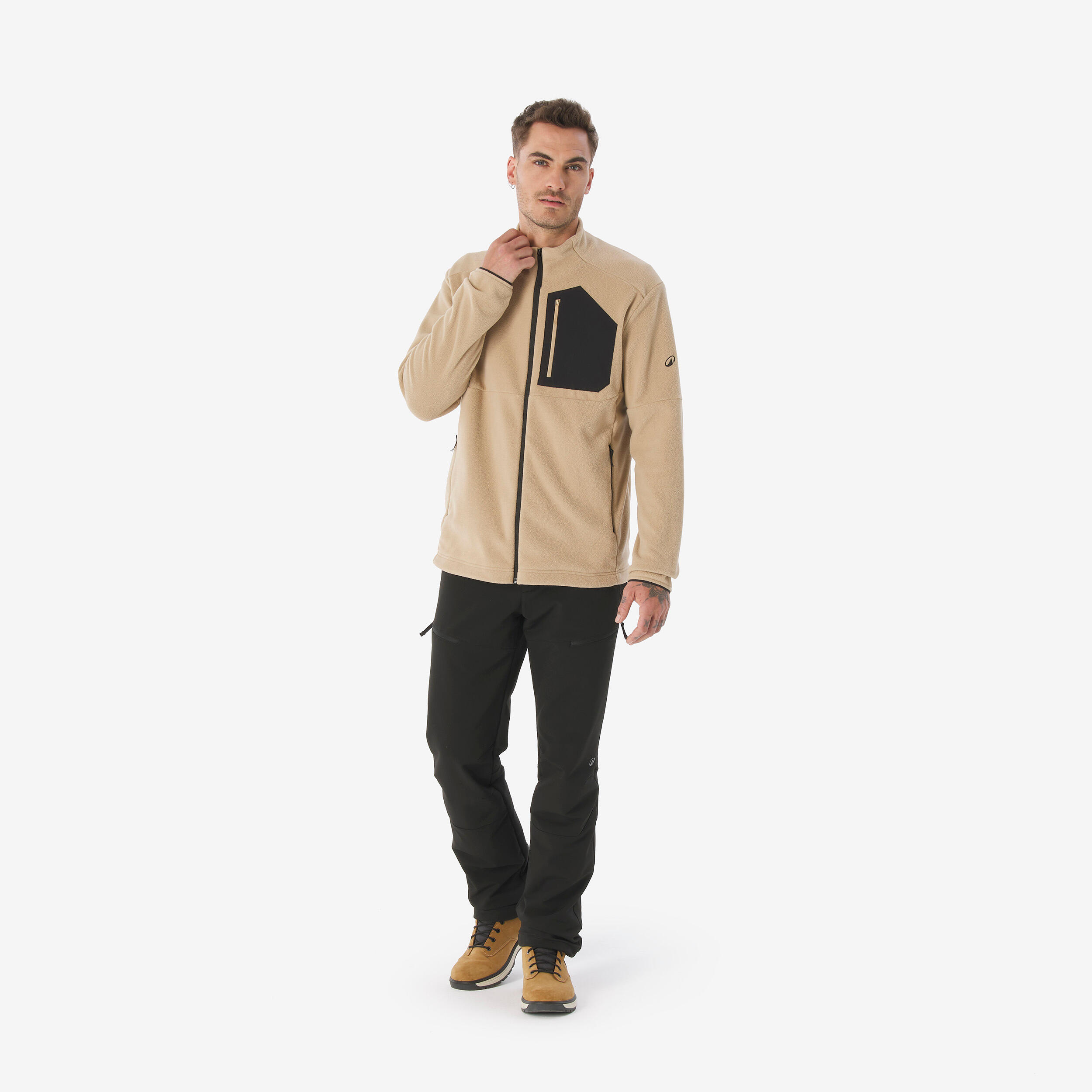Veste de randonnée en polaire zippée homme, MH 500 - QUECHUA