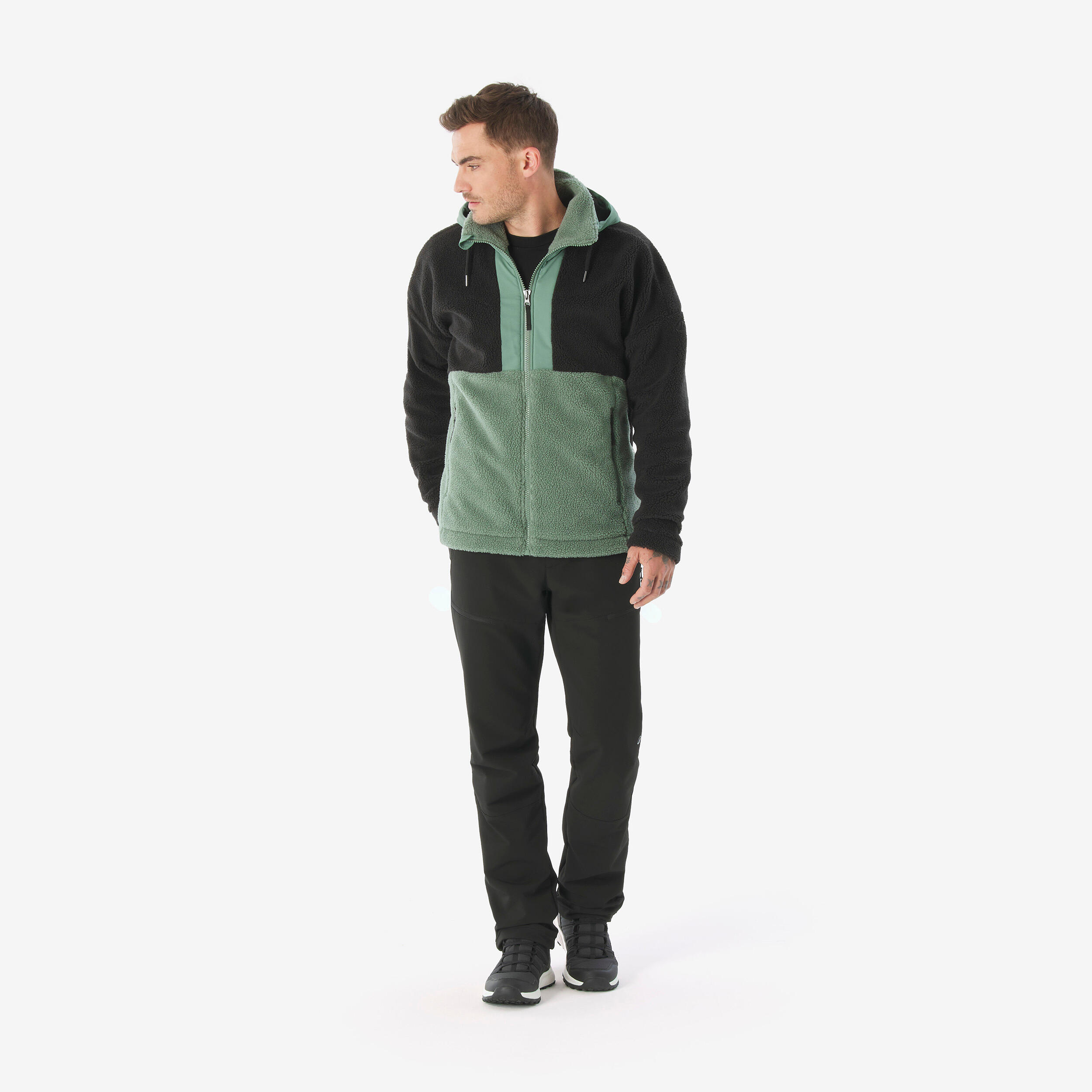 Pile trekking uomo SH900 verde 2/9