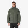 Men’s synthetic trekking padded jacket with hood MT100 -5°C - Green
