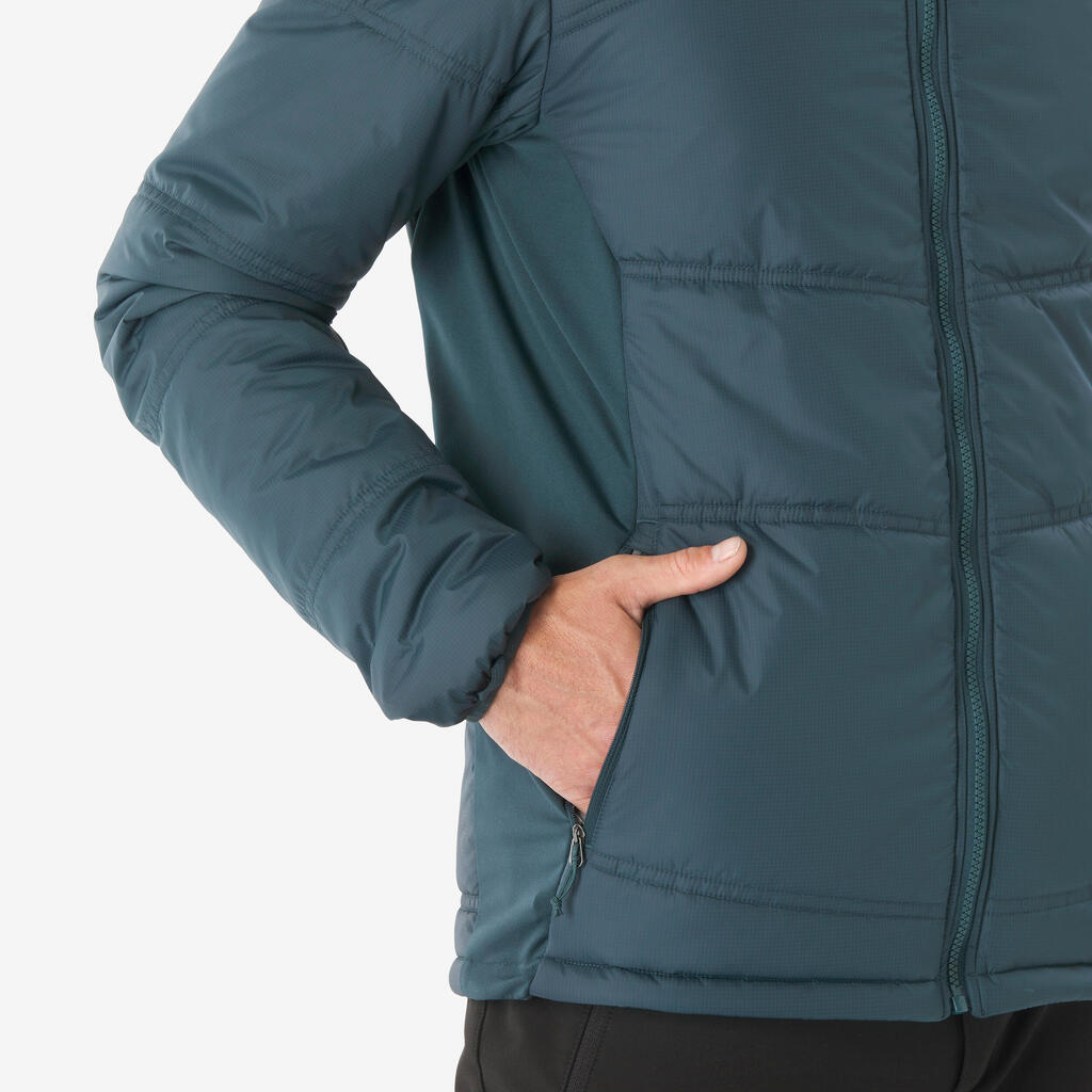 3-in-1-Jacke Herren Mountain bis -10 °C wasserdicht - MH500 grün
