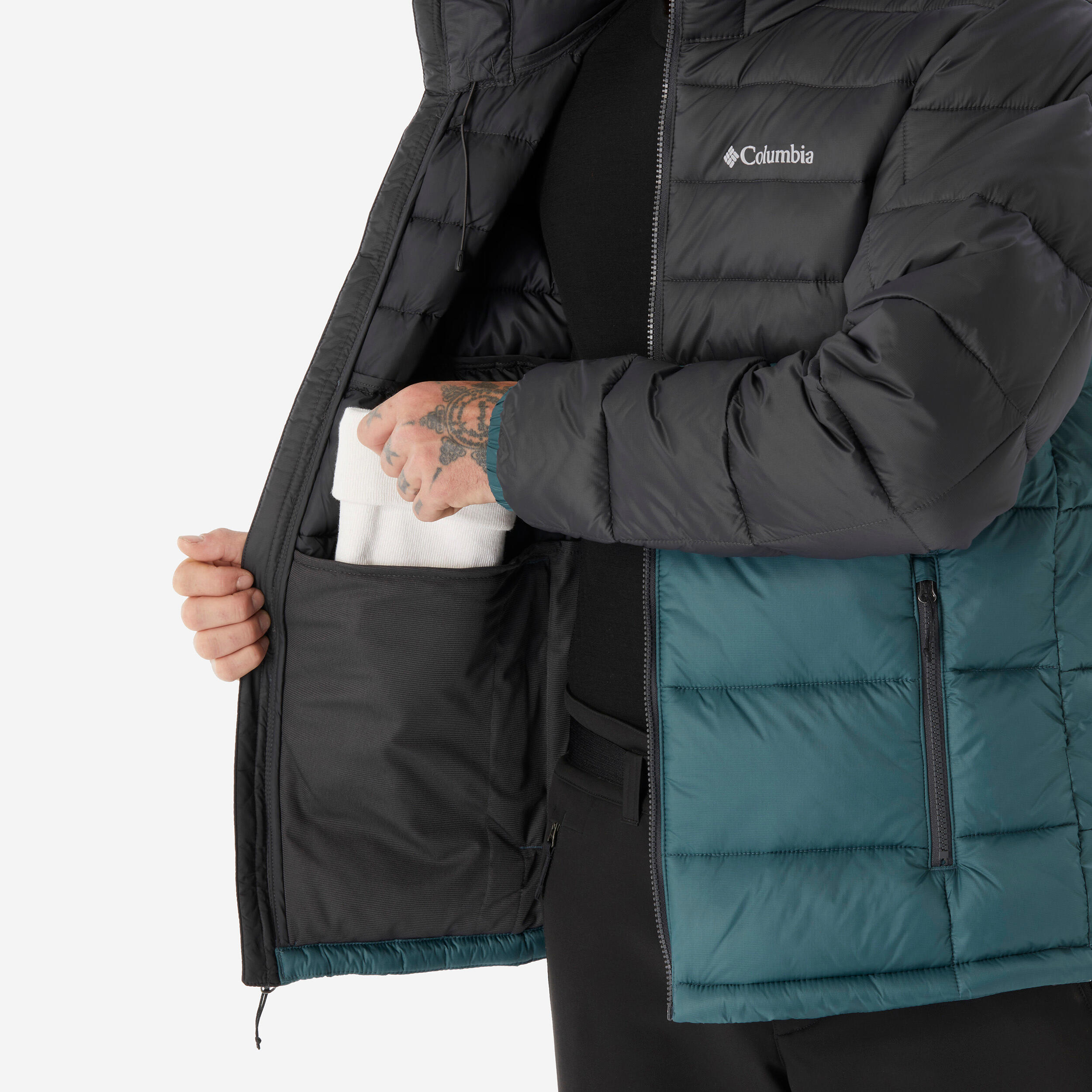 Veste chaude en duvet synthétique Columbia bleu homme, modèle Buck Butte™ II 5/6