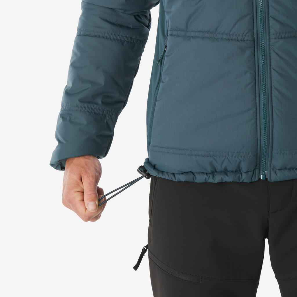 3-in-1-Jacke Herren Mountain bis -10 °C wasserdicht - MH500 grün