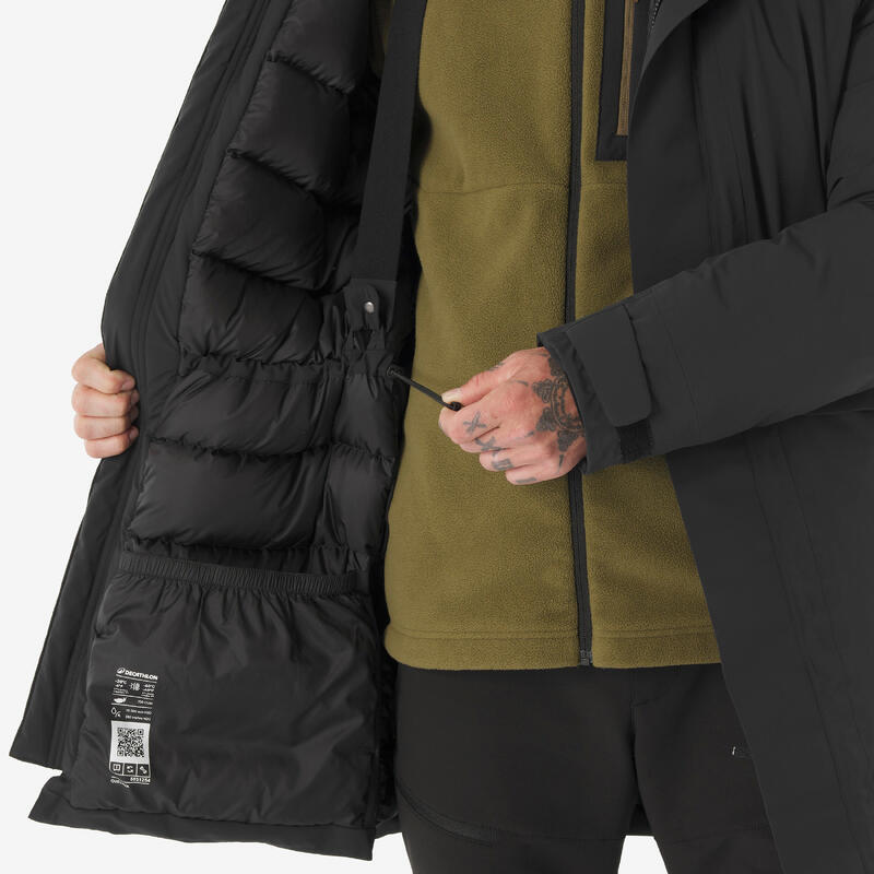 Parka de drumeție -20°C impermeabilă, NH900 Plume negru Bărbați