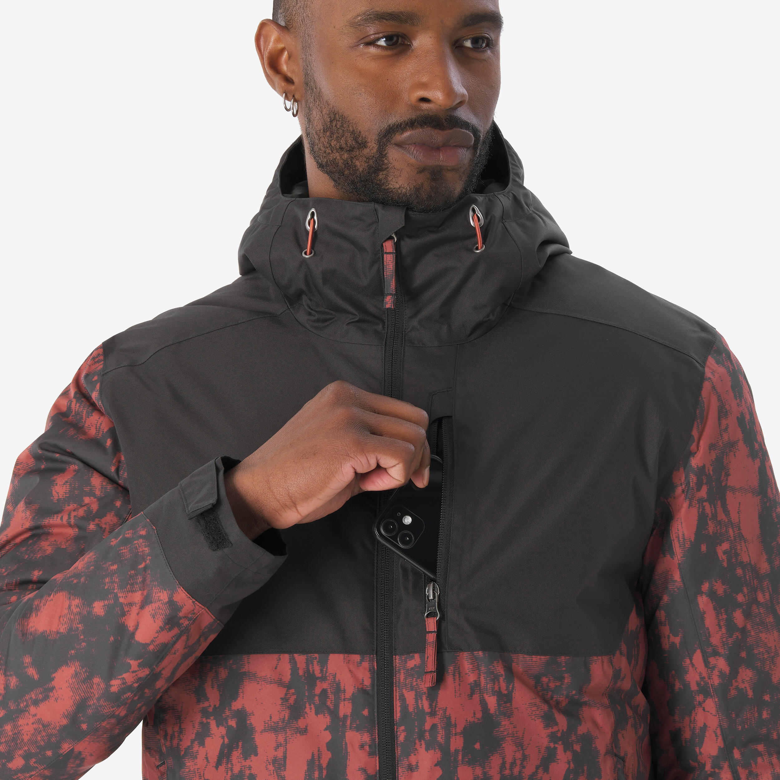Wanderjacke -10°C wasserdicht Herren, NH500 schwarz 6/9