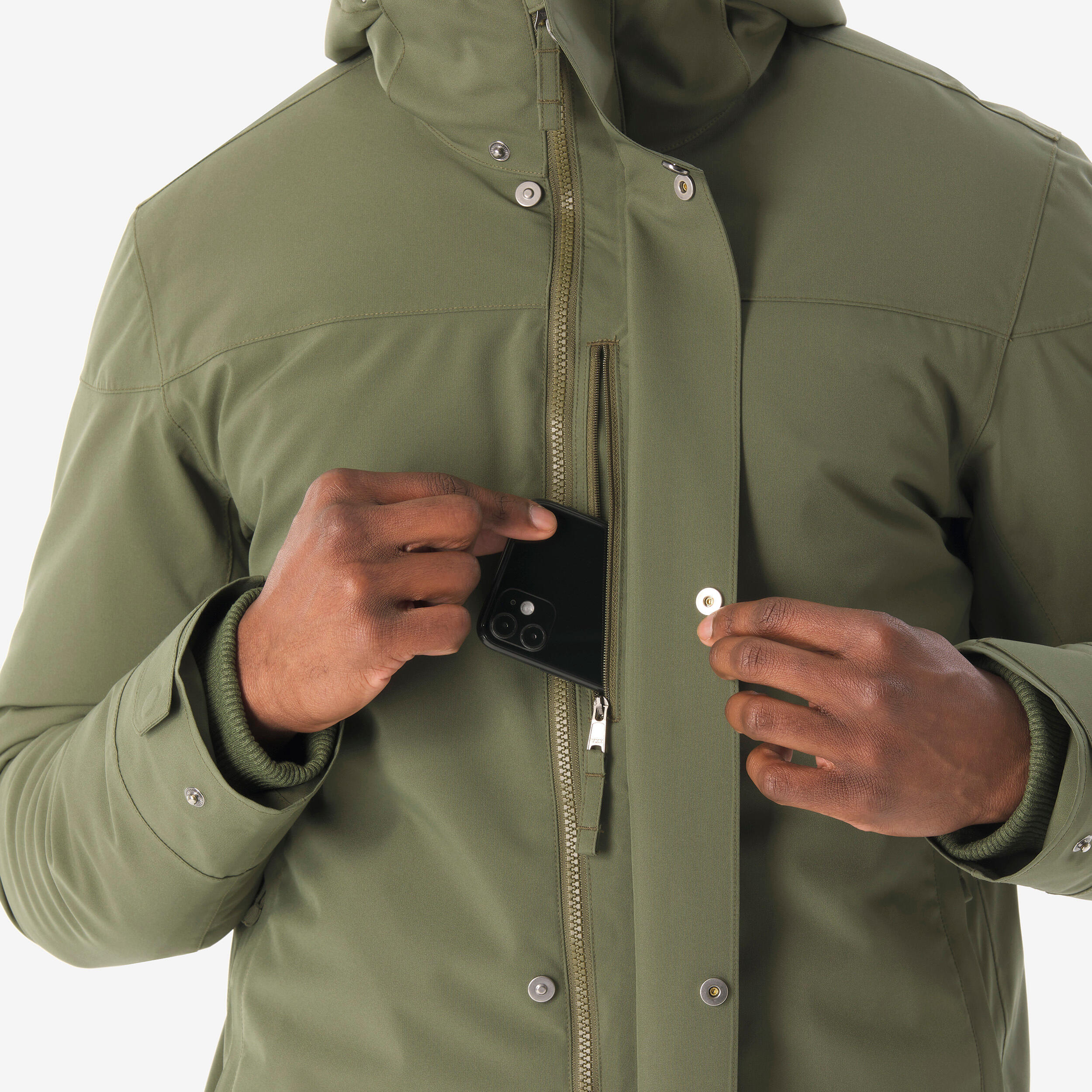 Men’s Waterproof Winter Parka, NH 500 - QUECHUA