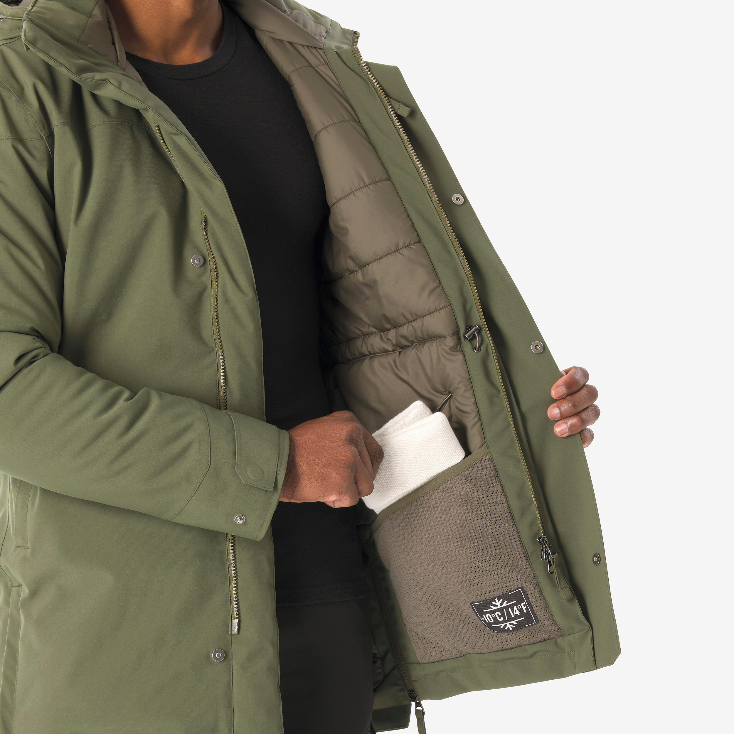 Men’s Waterproof Winter Parka, NH 500 - QUECHUA