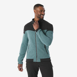 Polaire chaude de randonnée homme, NH100 vert