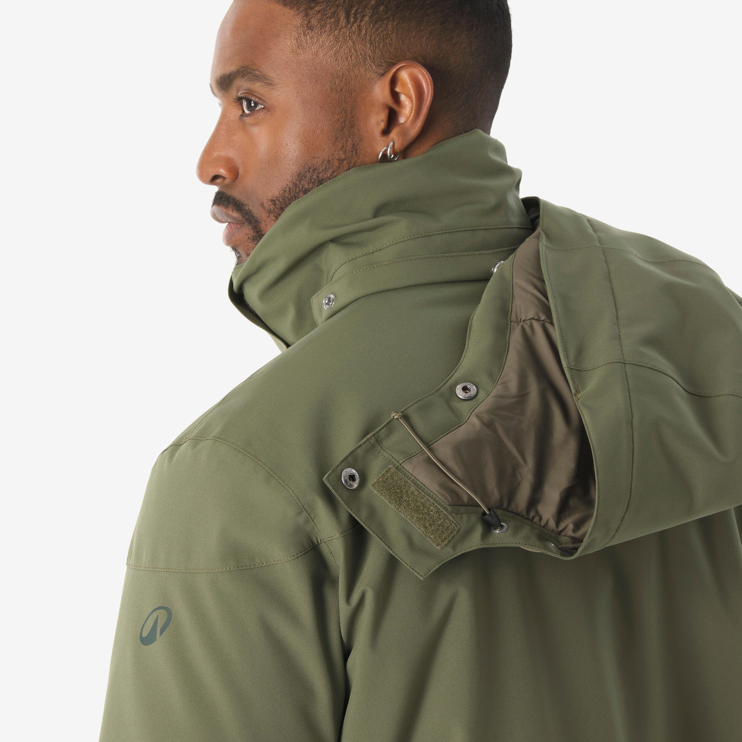 Parka Herren bis -10 °C wasserdicht warm Wandern - NH500 grün | Decathlon