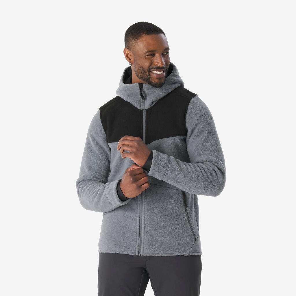Ανδρικό ζεστό μπουφάν Fleece πεζοπορίας - SH500
