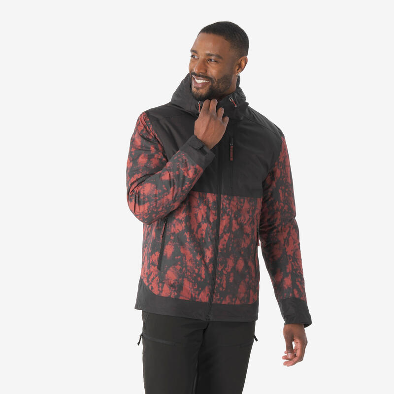 Erkek Su Geçirmez Outdoor Kar Montu/Kışlık Mont - Siyah/Mavi - SH500 -10 °C