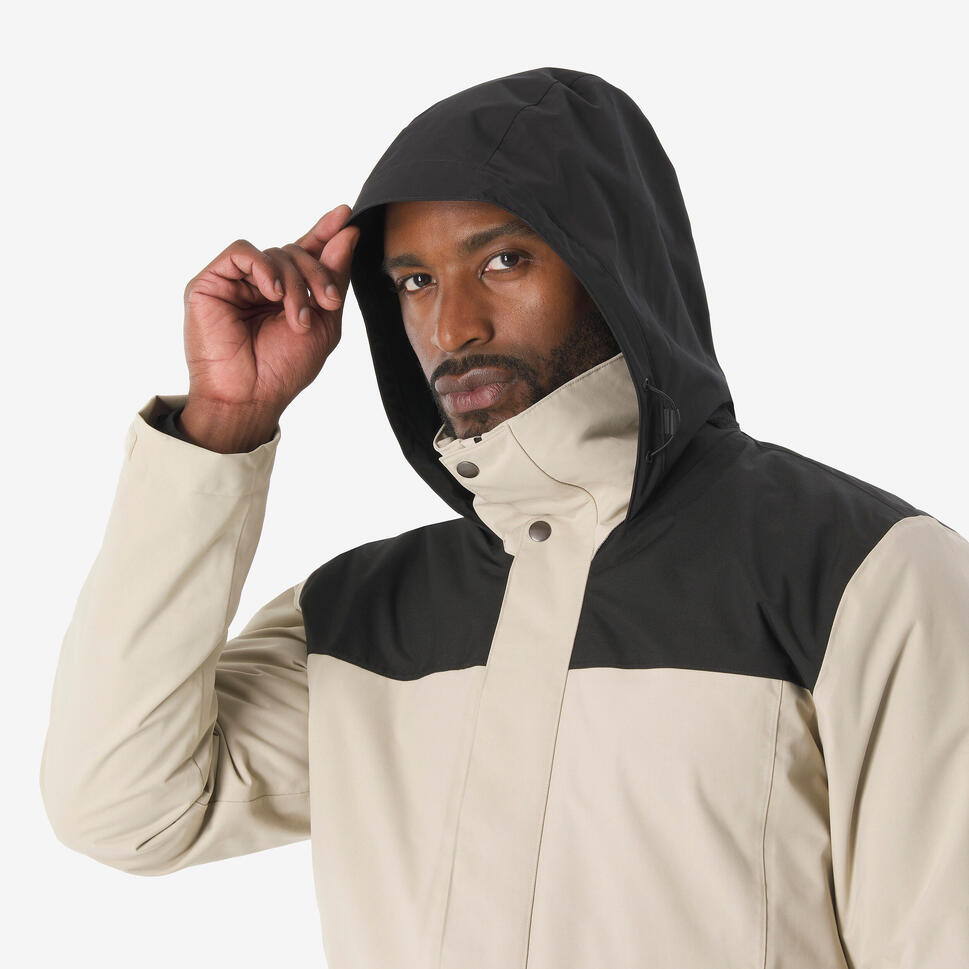 Veste 3en1 de randonn?�e 0?�C imperm?�able homme, NH100 marron FORCLAZ | Decathlon