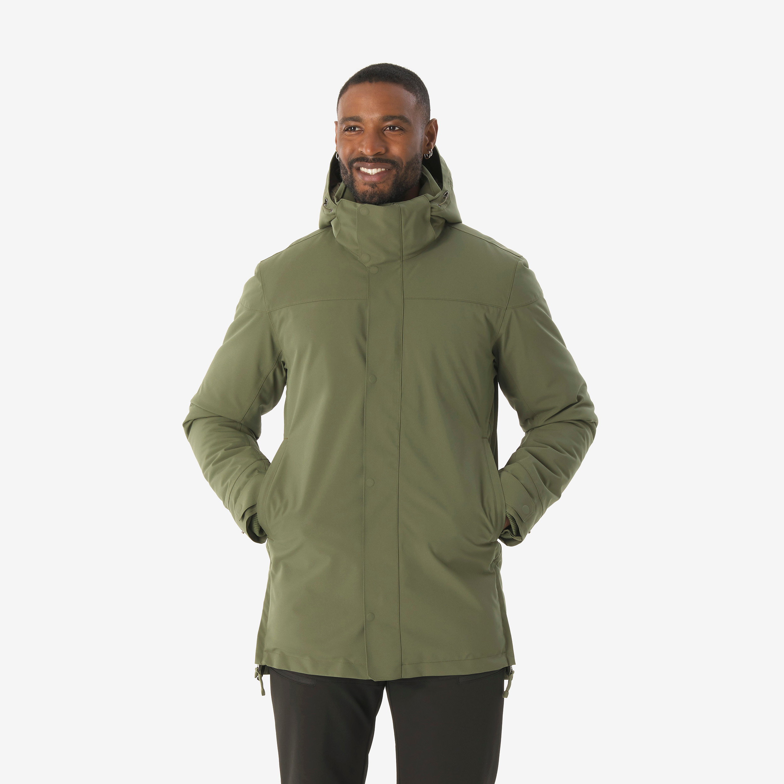 Veste de pêche à capuche Okuma homme M noir hydrofuge fermeture éclair