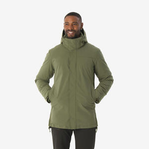Parka de montaña y nieve impermeable capucha desmontable Hombre Quechua NH500