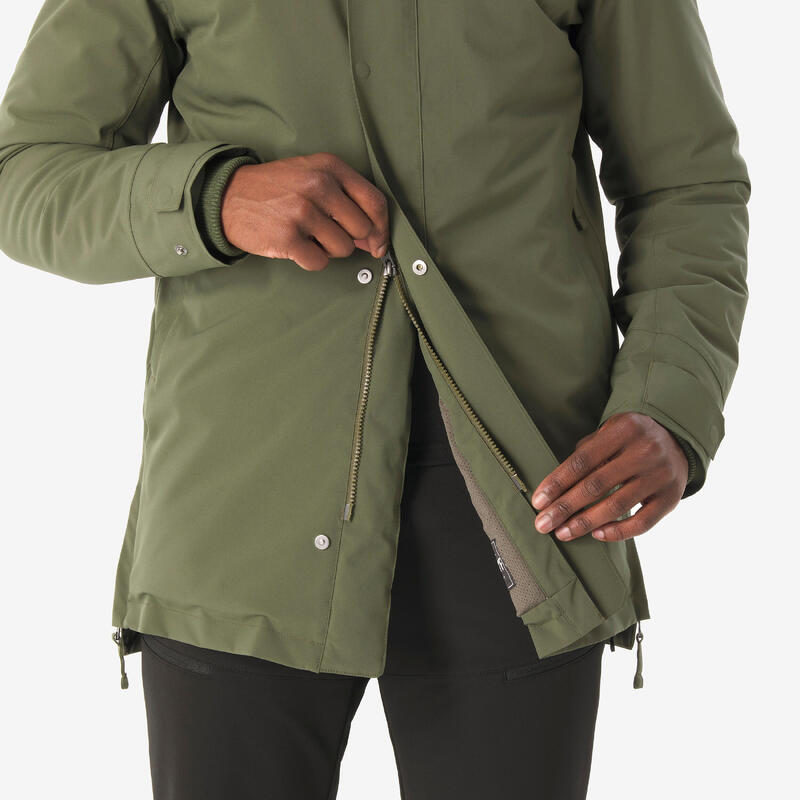 Erkek Outdoor Su Geçirmez Kar Montu/Kışlık Mont - Yeşil - NH500 -10 °C