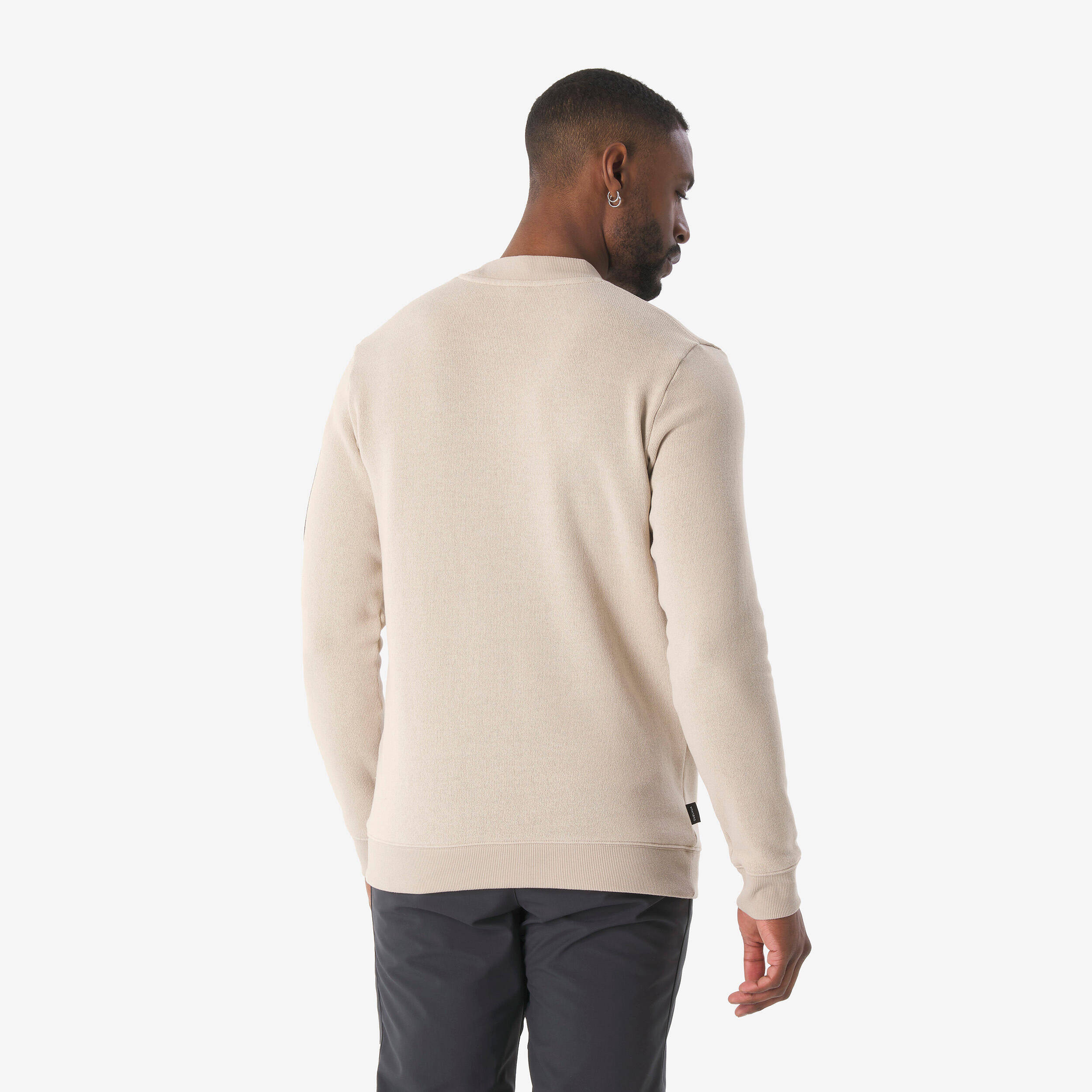 Men’s hiking pullover NH100 - Beige -  3