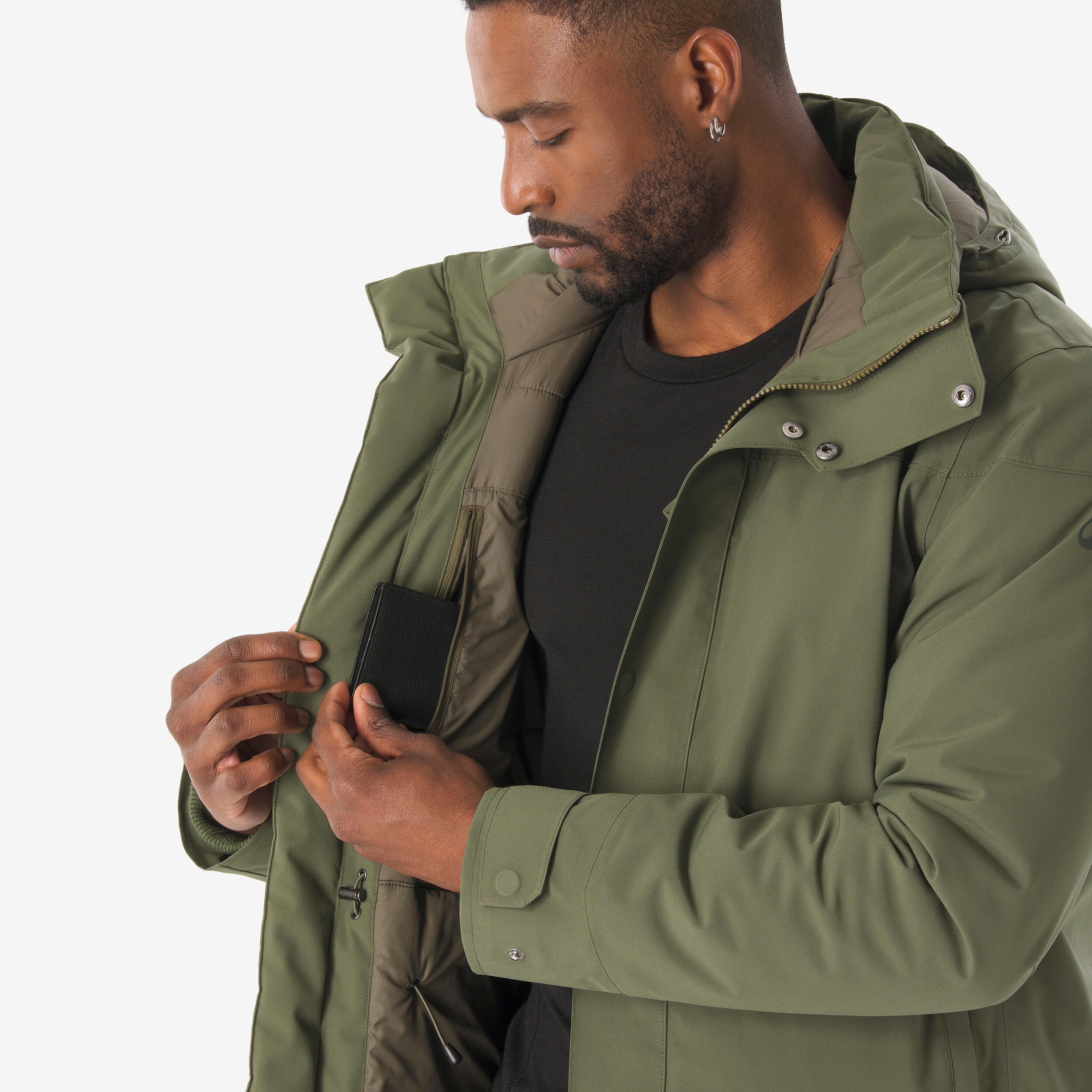 Men’s Waterproof Winter Parka, NH 500 - QUECHUA