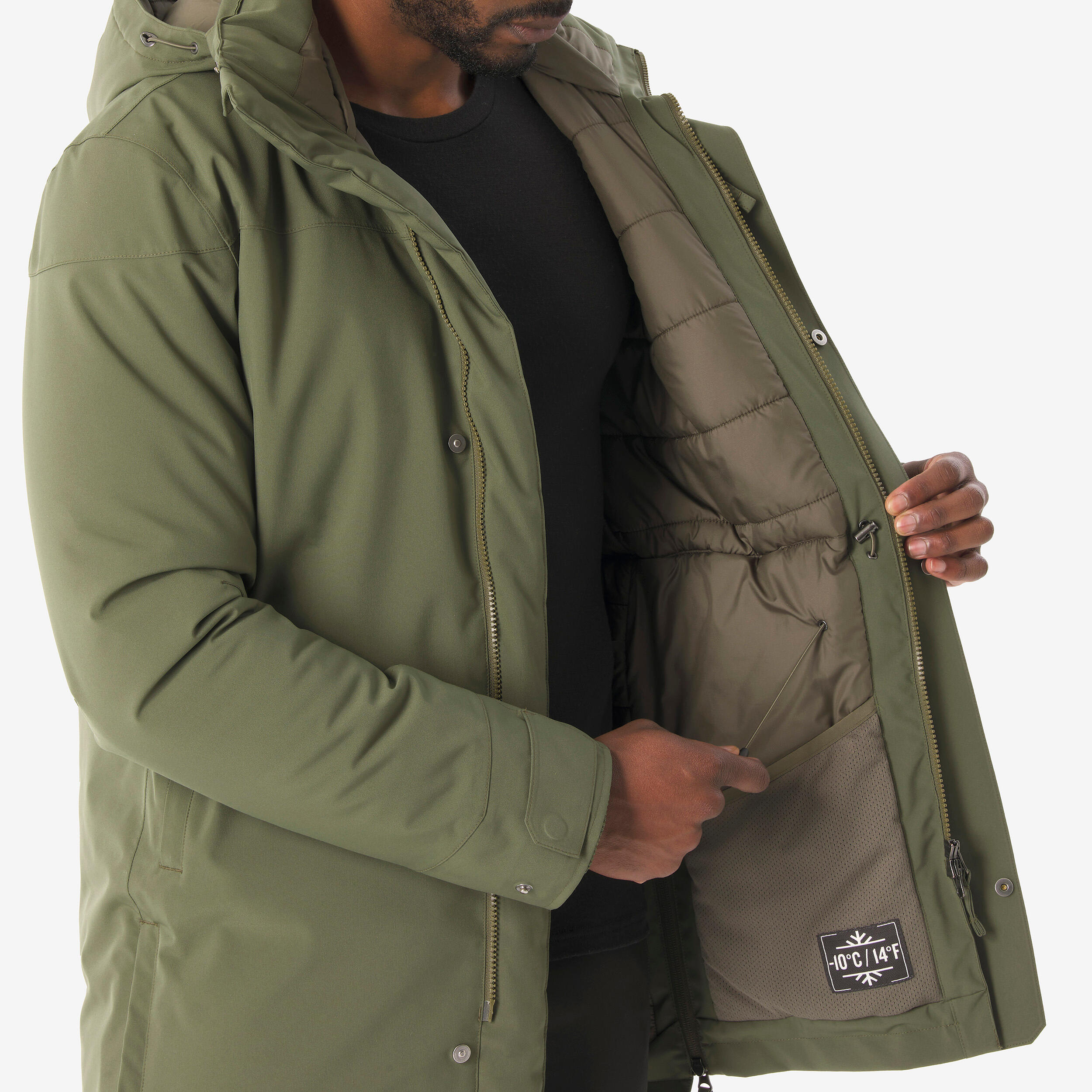 Men’s Waterproof Winter Parka, NH 500 - QUECHUA