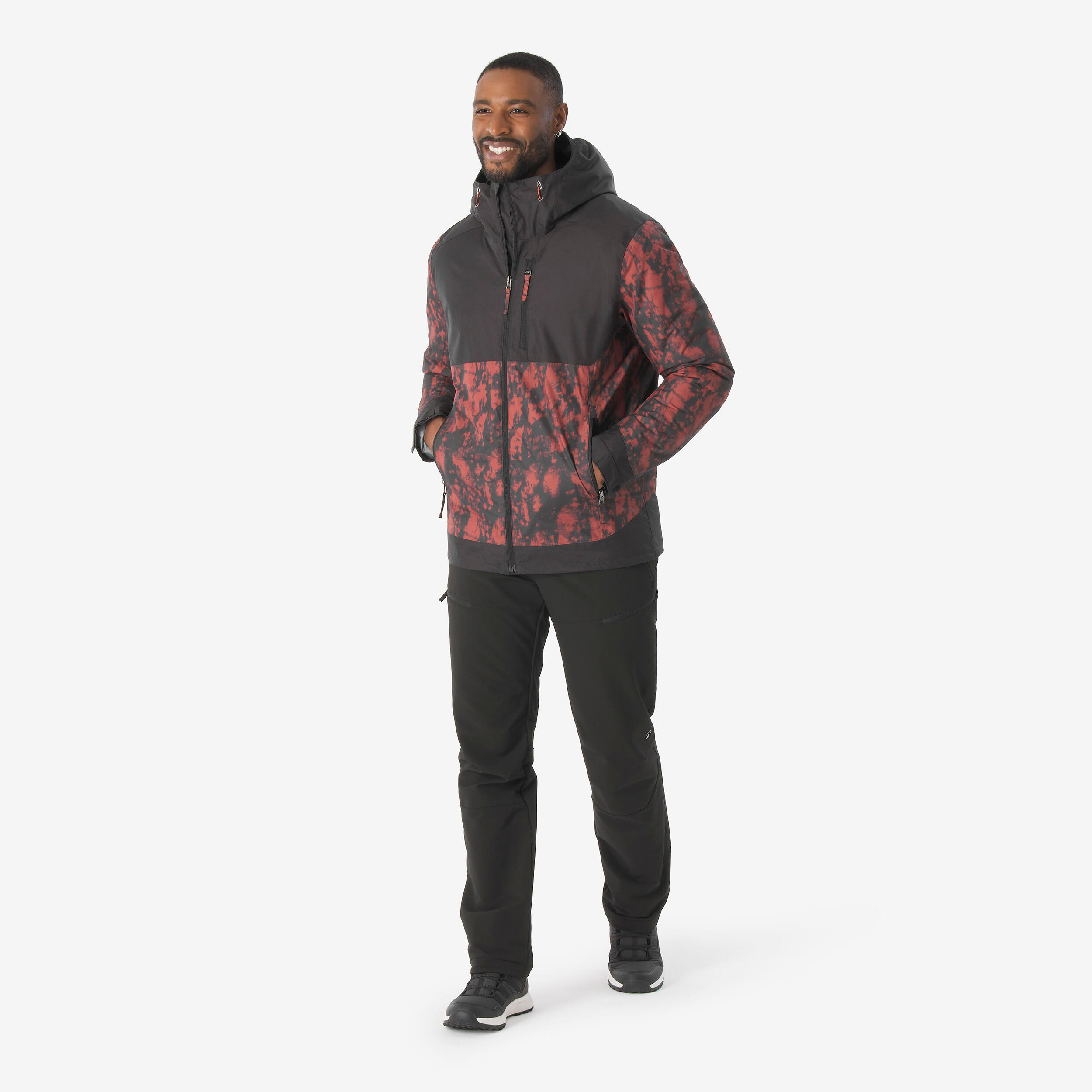 Moncler Maya puffer jas met donsvulling en afneembare capuchon • Zwart