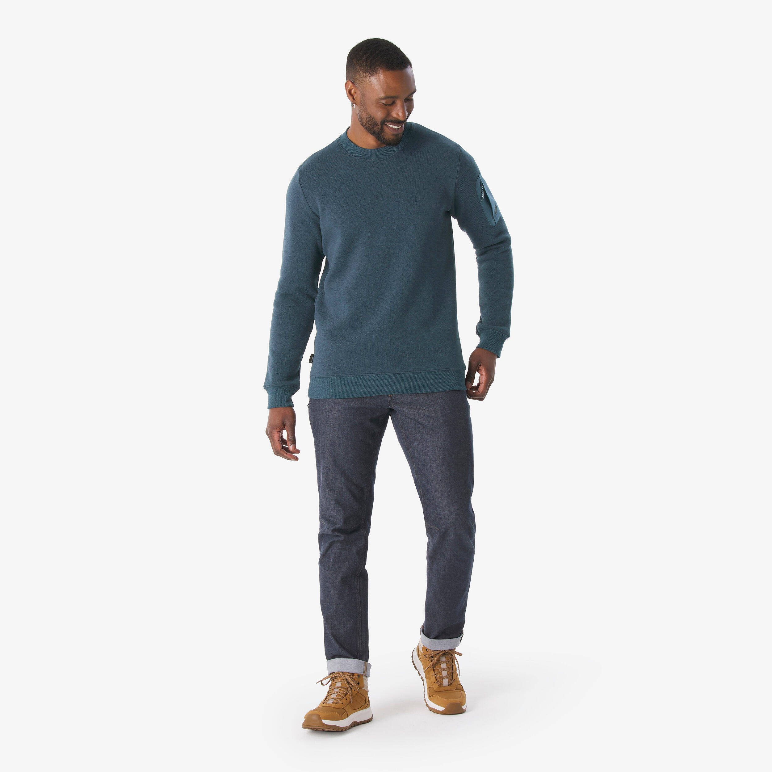 Men’s hiking pullover NH100 - Blue -  2