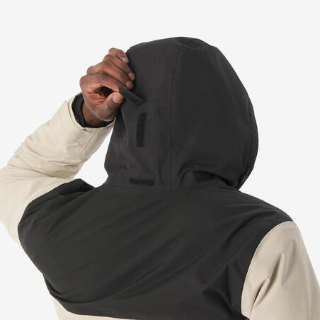 Куртка чоловіча NH100 трекінгу 3 в 1 водонепроникна бежева