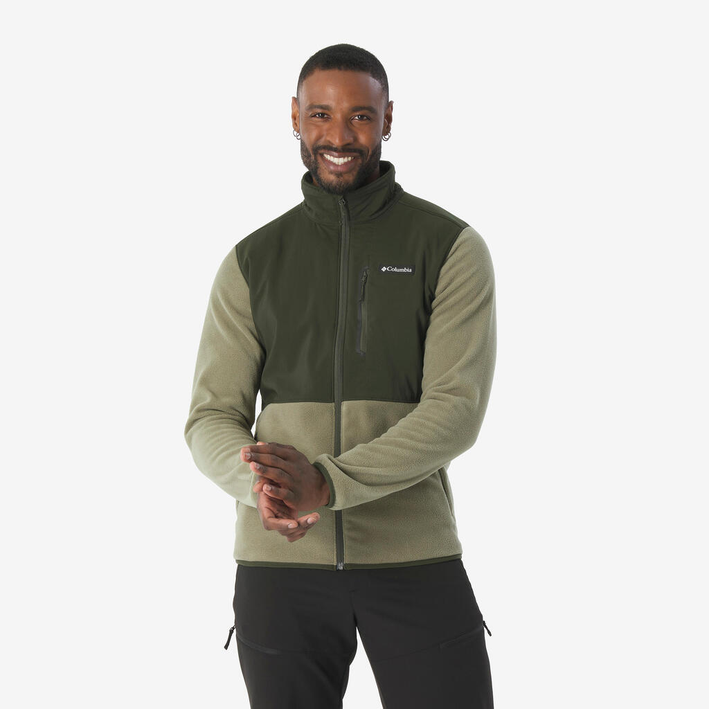 Μπουφάν Fleece Ενηλίκων με Φερμουάρ Columbia Kearney Falls - Χακί