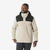 Veste 3en1 de randonnée 0°C imperméable homme, NH100 beige