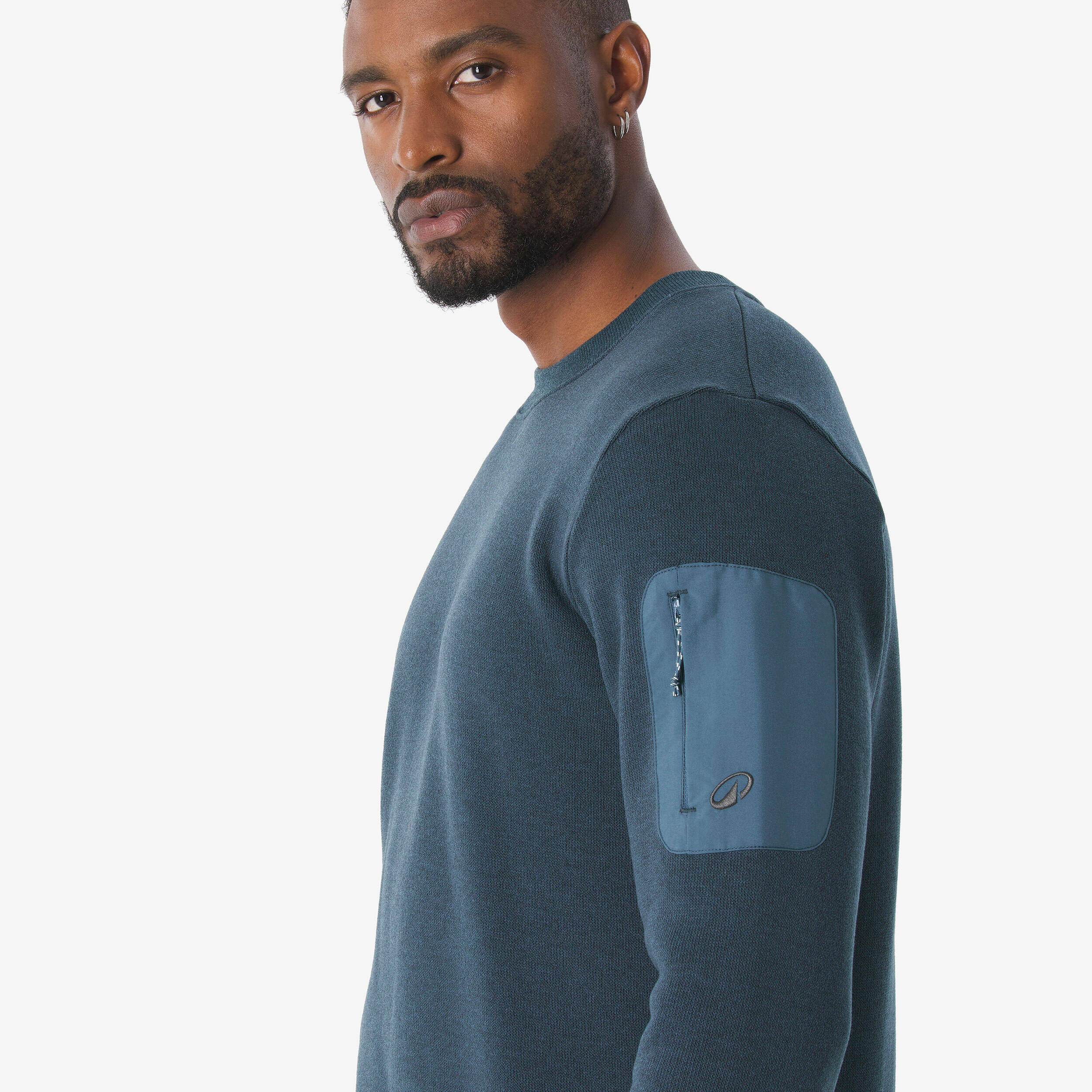 Men’s hiking pullover NH100 - Blue -  4