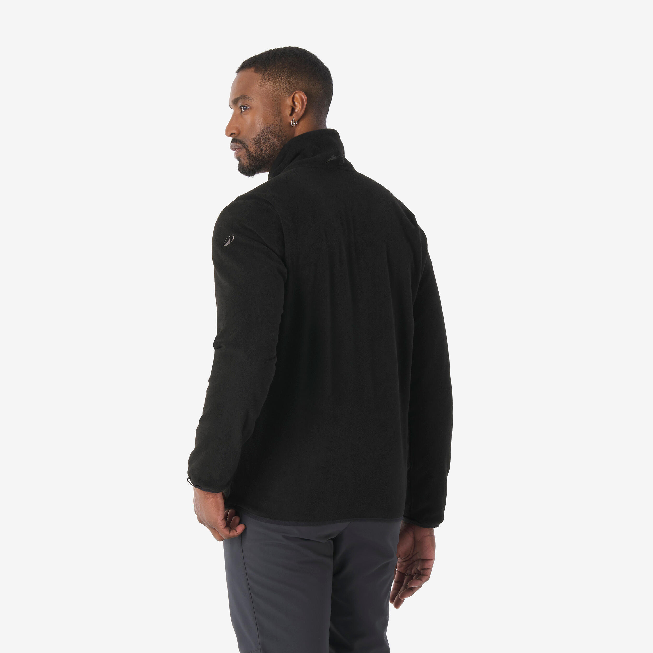 Men's Travel 3 in 1 Winter Jacket Fleece 100 0°C - Beige/Black