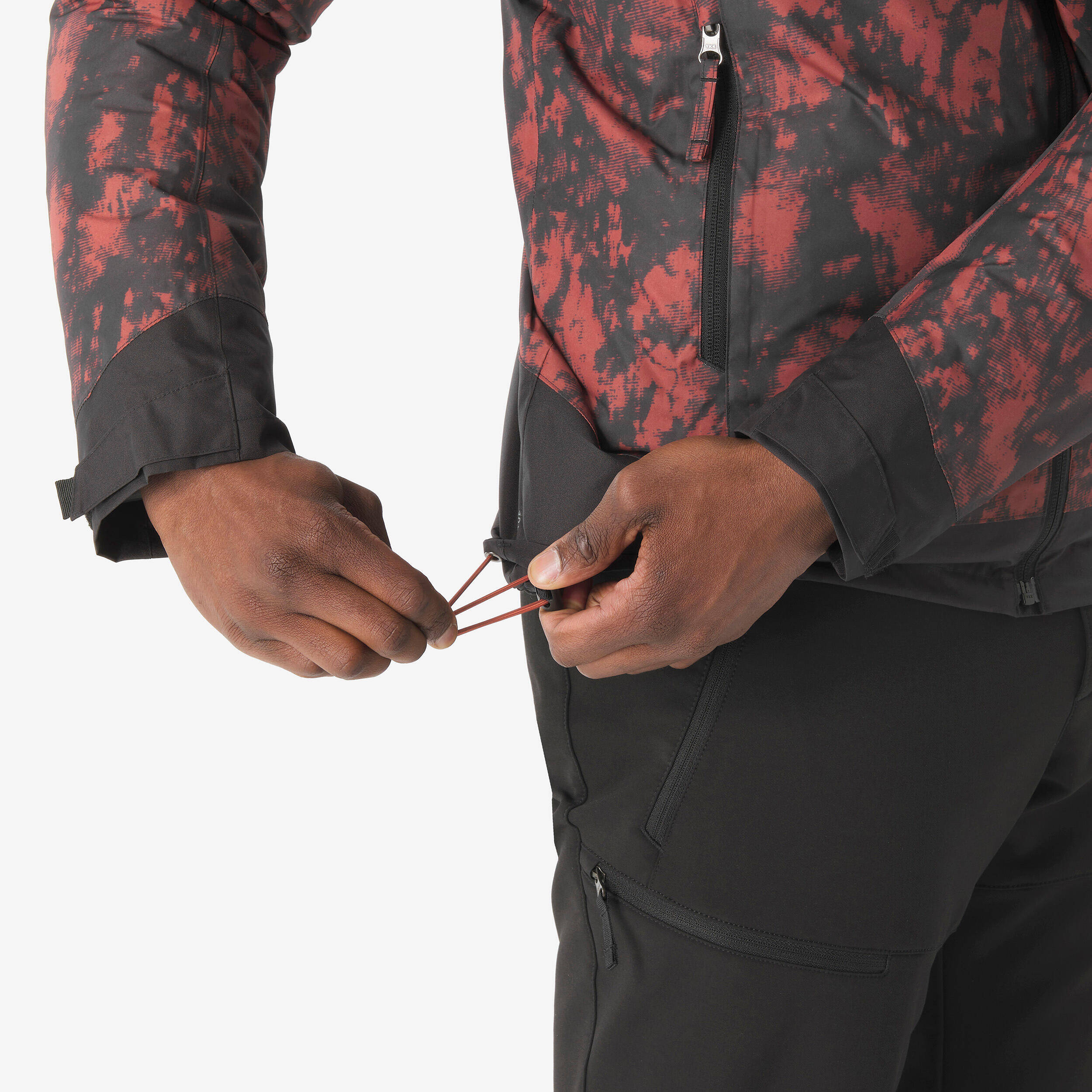 Men’s waterproof hiking jacket -10°C, NH500 - Black -  5